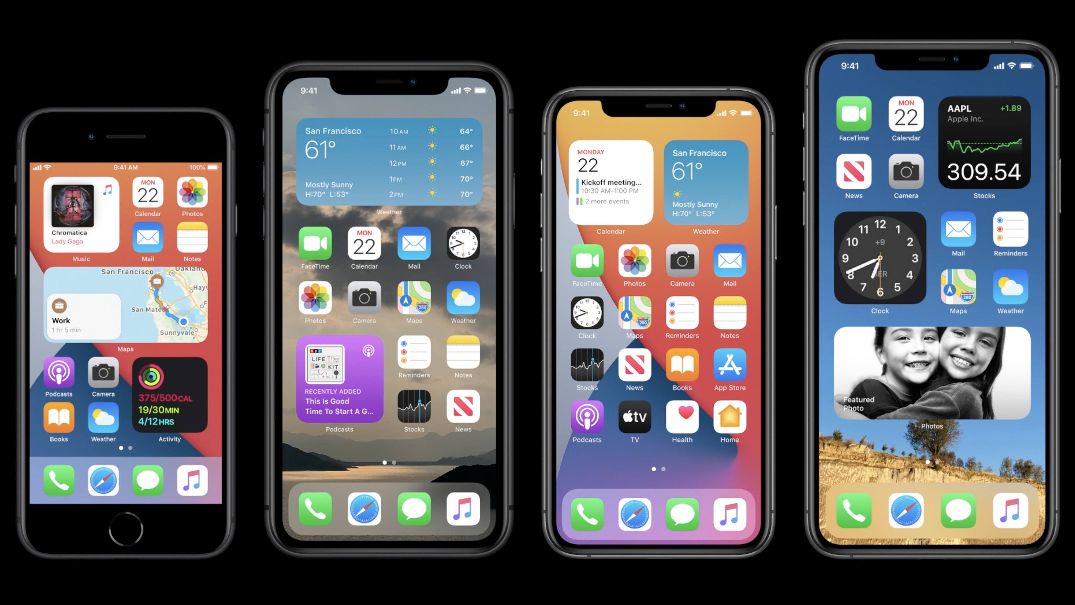 Apple Unveils Ios 14 With New Home Screen Design Widgets Picture