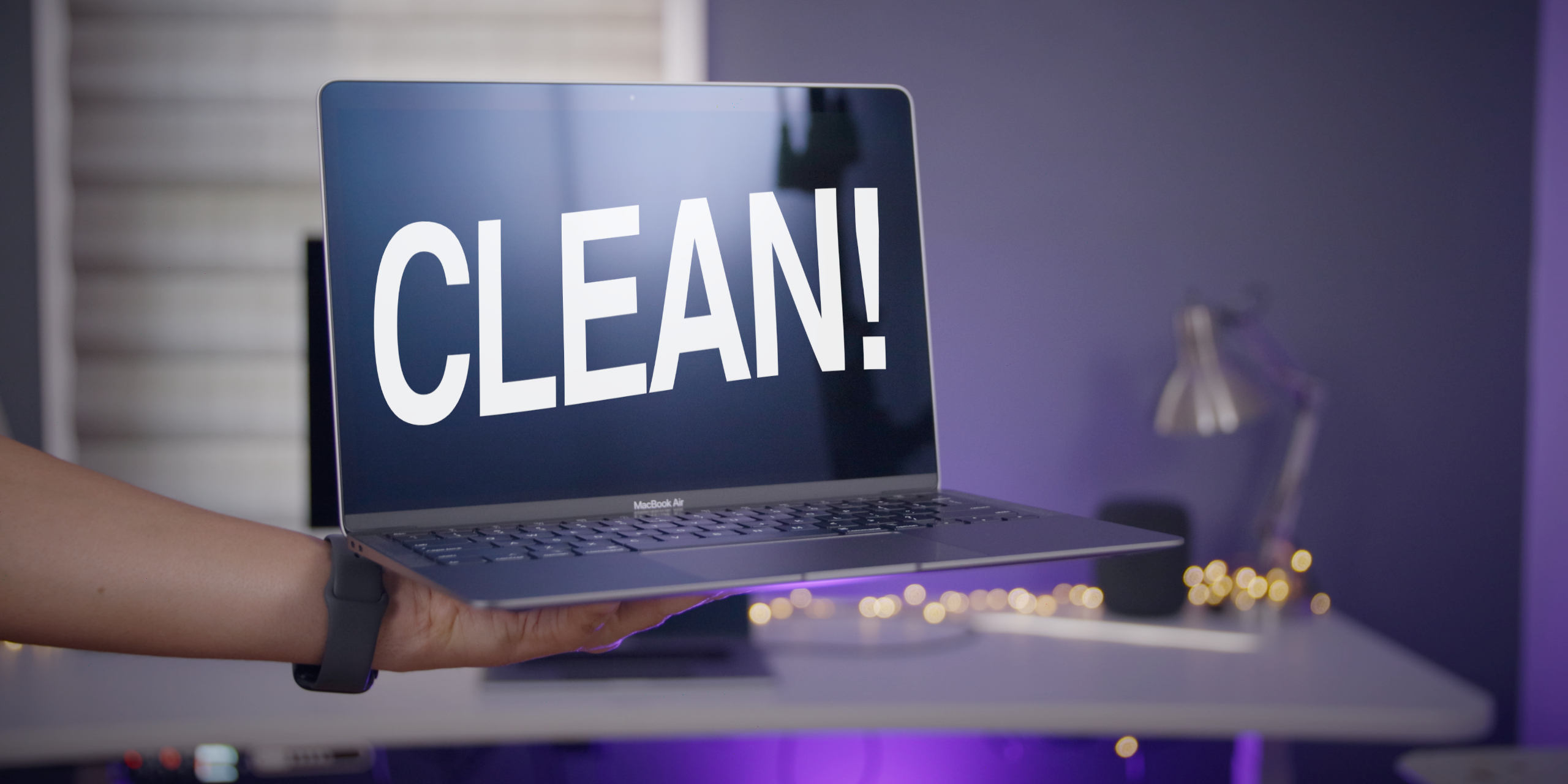 how to clean mac screen
