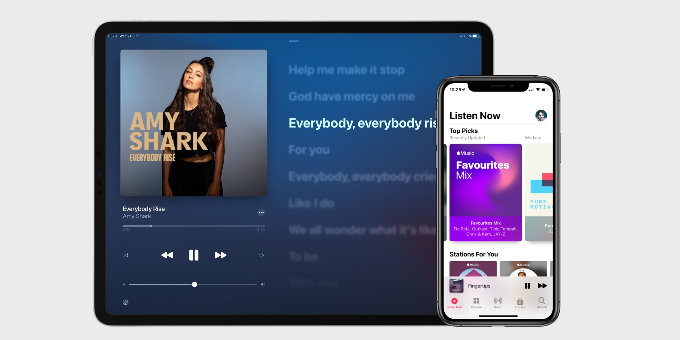 Обновление apple music ios