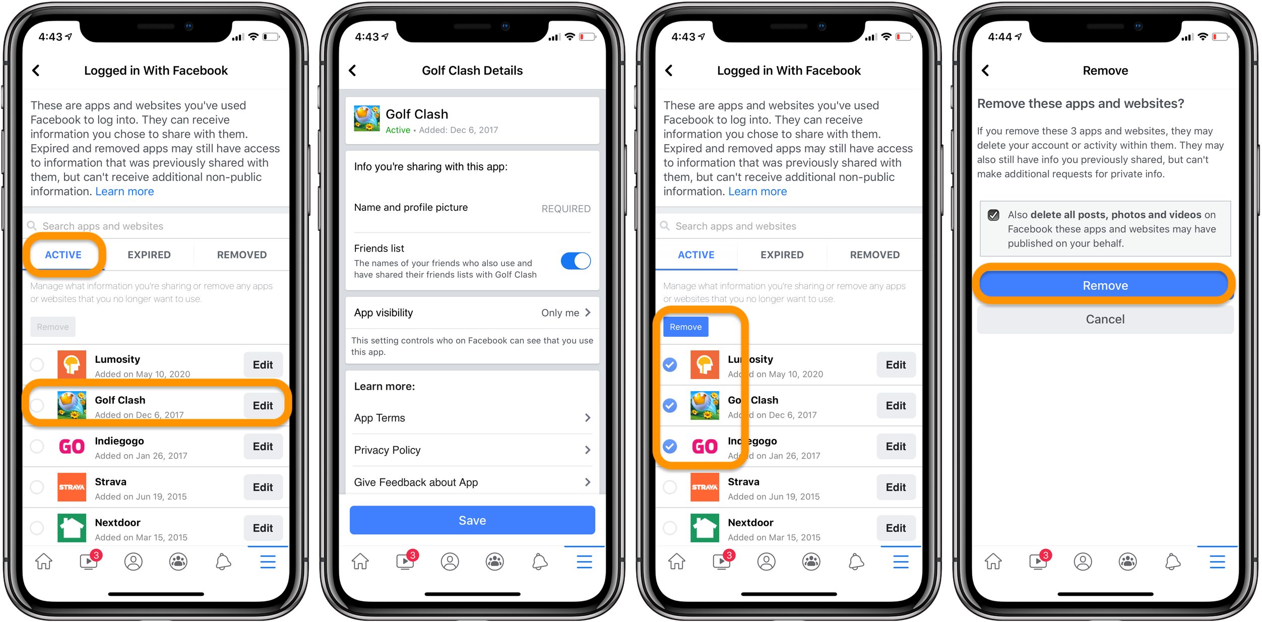 i can't login my facebook from facebook a… - Apple Community