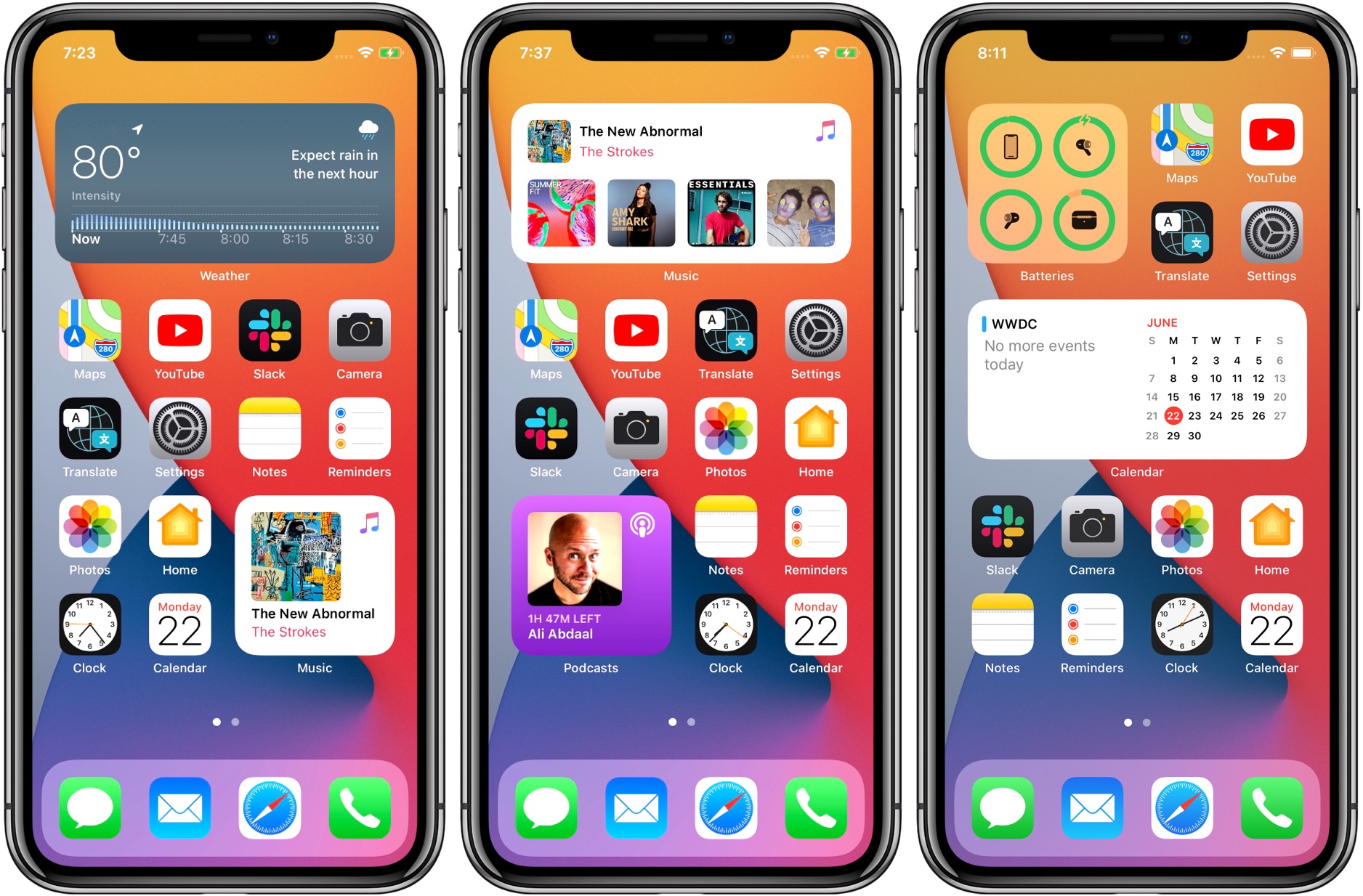 original iphone home screen layout ios 14