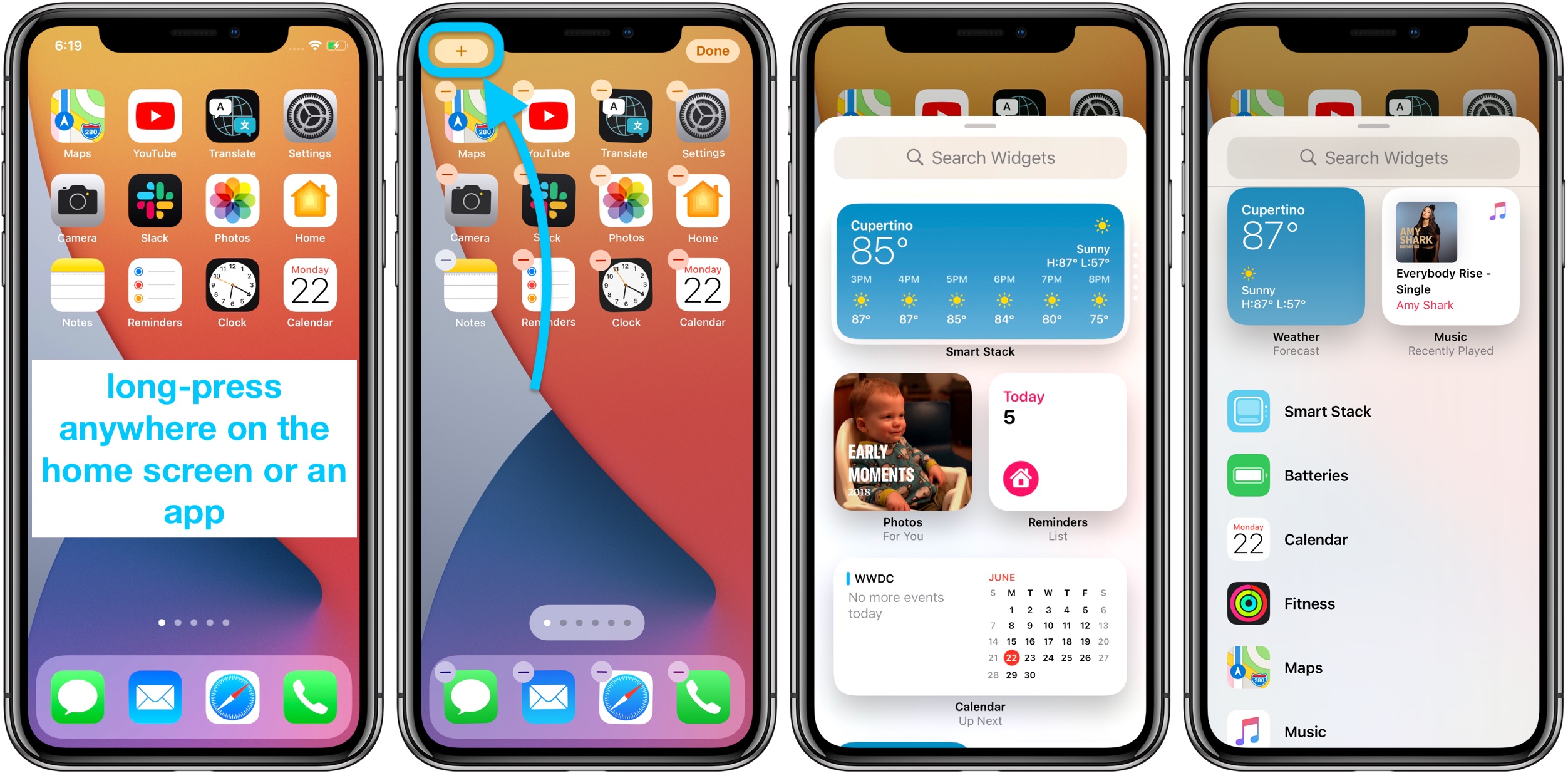 How to use iPhone home screen widgets iOS 14 walkthrough