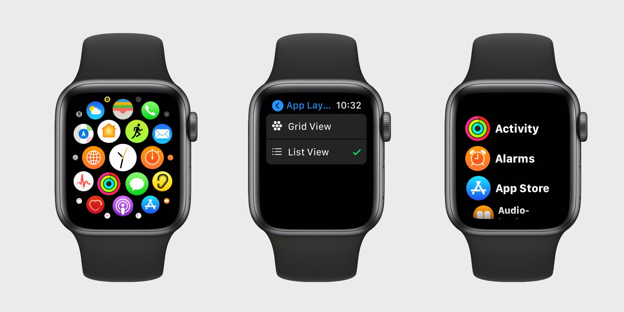 How to set home online screen on apple watch