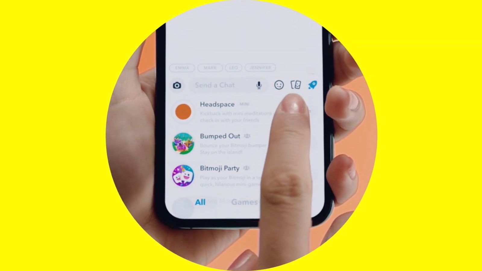 Snapchat "Minis" third-party apps much more