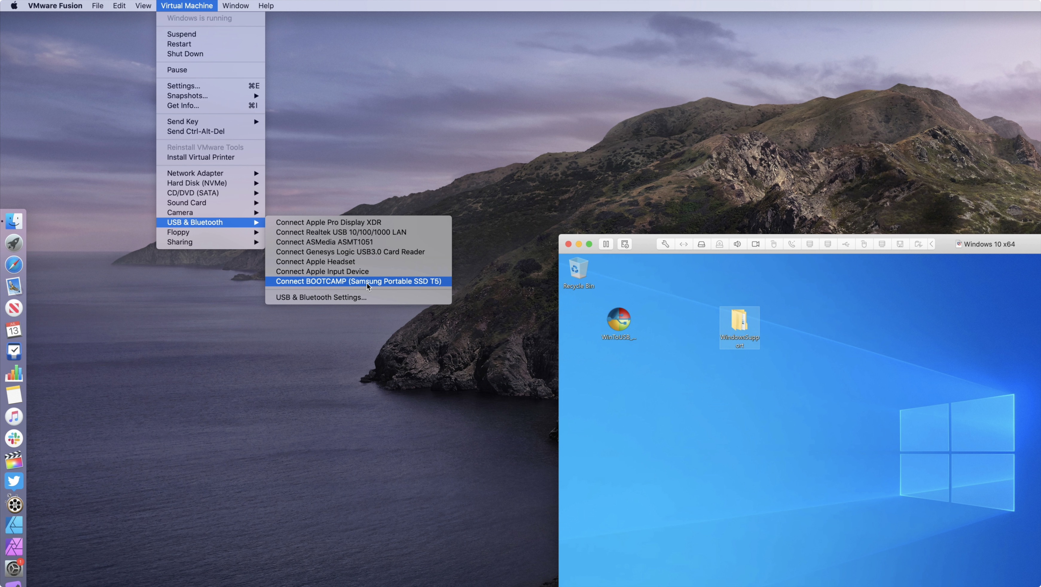 how to install windows on mac using usb