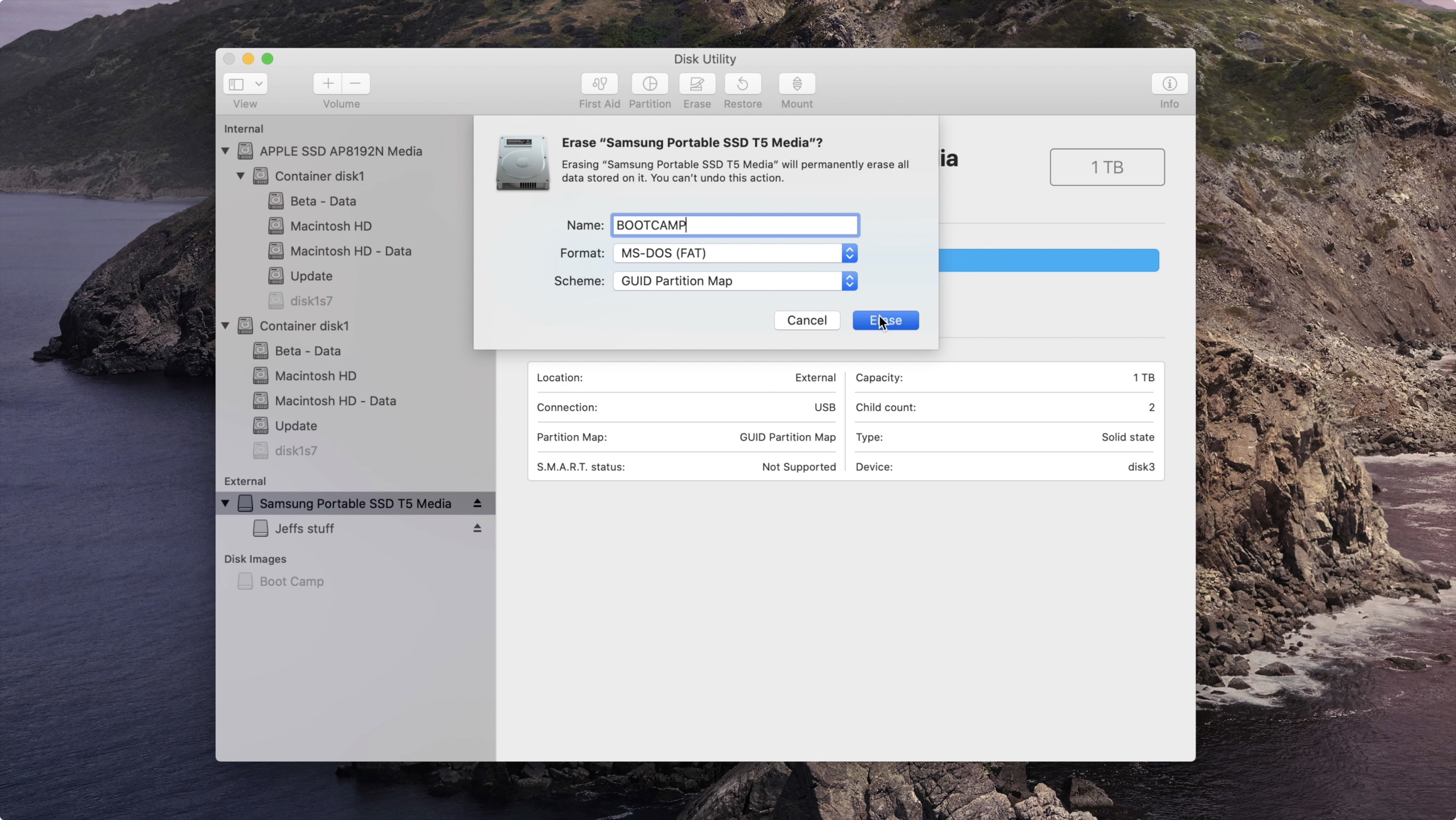 have external hard drive formatted for mac want to reformat in windows 10