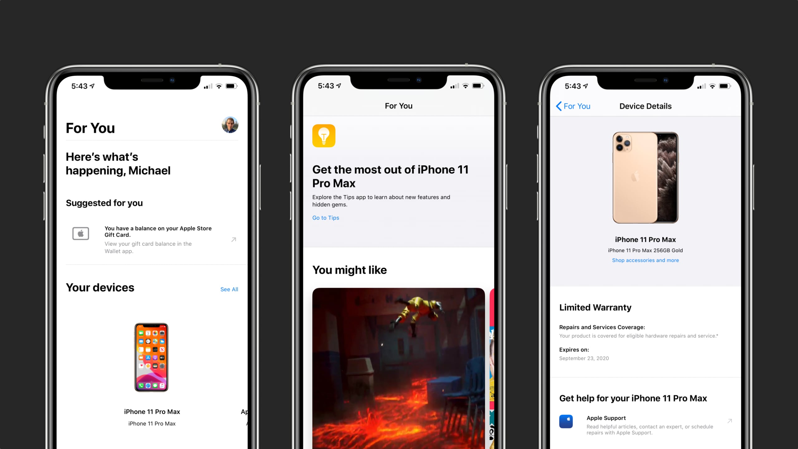 Apple Store App Adds For You Tab And Immersive Iphone Comparison Tool 9to5mac