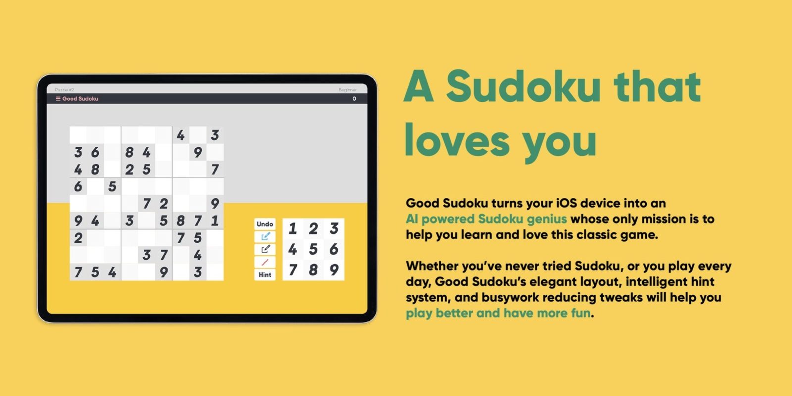 Good Sudoku app iPhone iPad