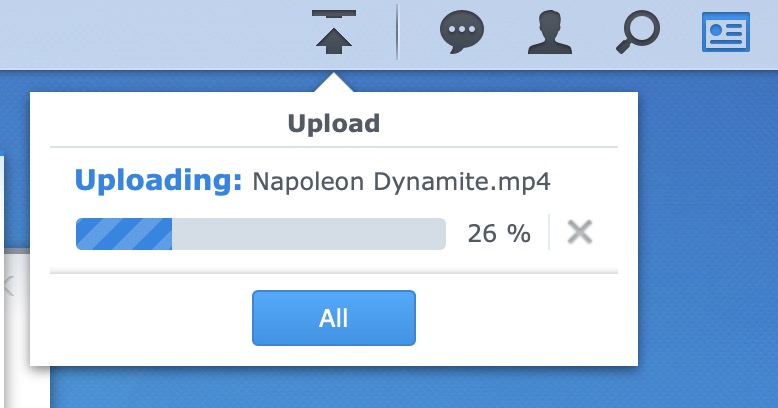 How to upload media Synology NAS walkthrough 4