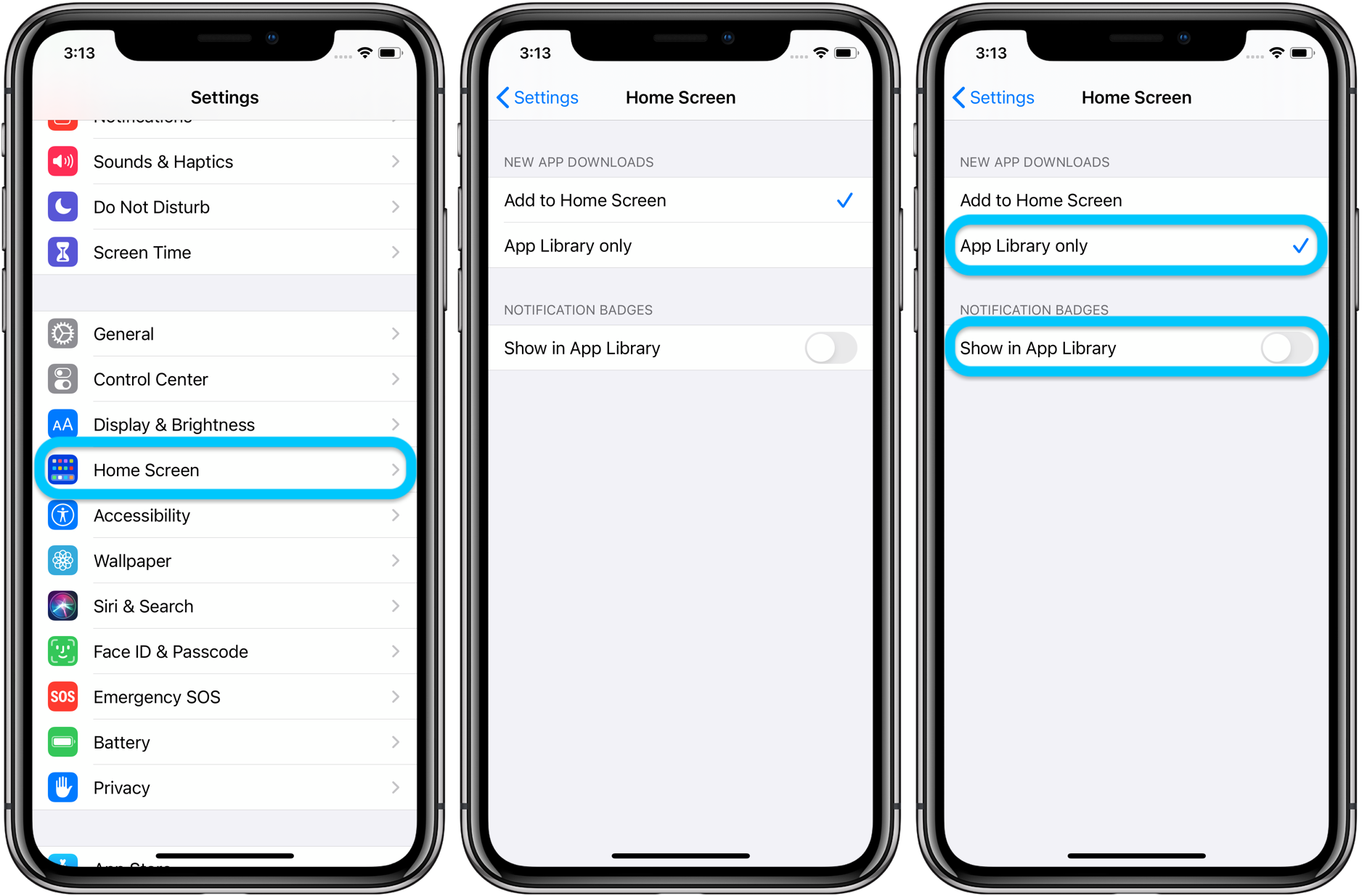 How to send new iPhone downloads to the App Library