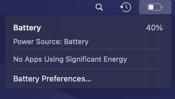 macos big sur battery icon
