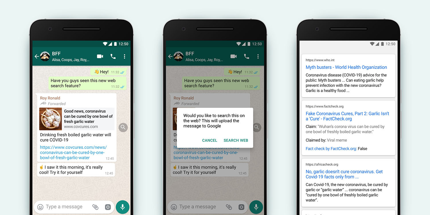 photo of New feature lets you easily fact-check WhatsApp messages image