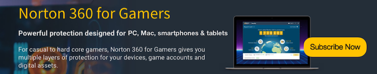 Norton Gamers Native Banner