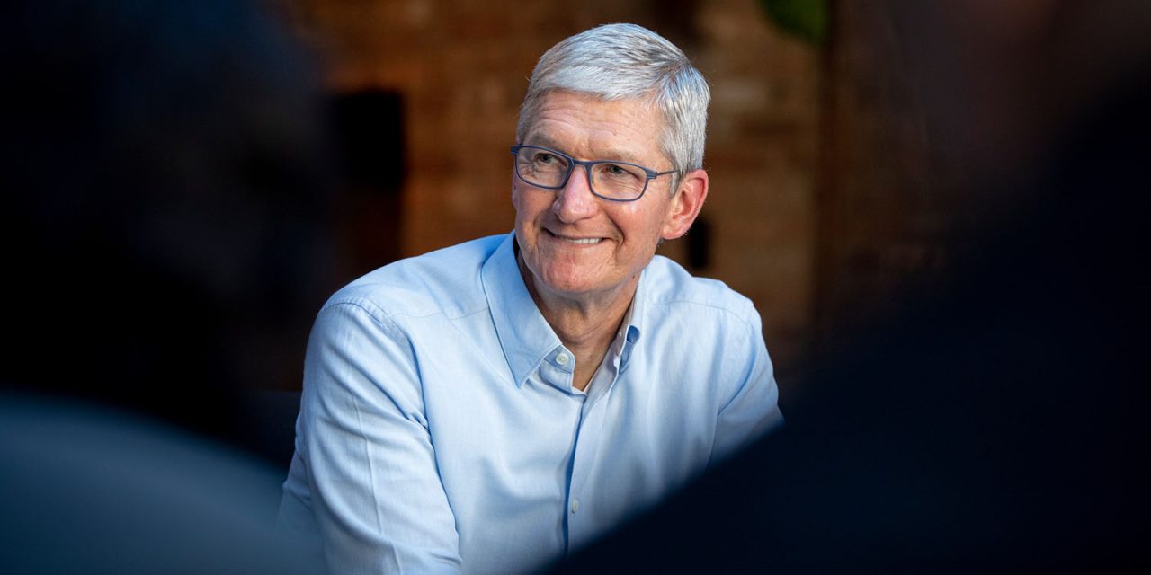 Tim Cook received his annual stock payout Apple