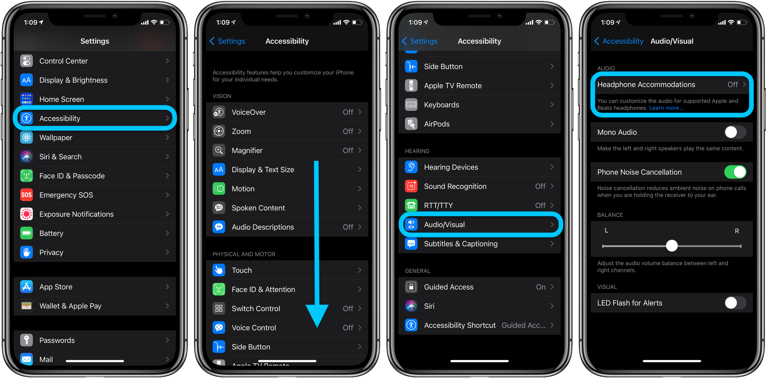 How to customize iPhone headphone audio in iOS 14 walkthrough 1