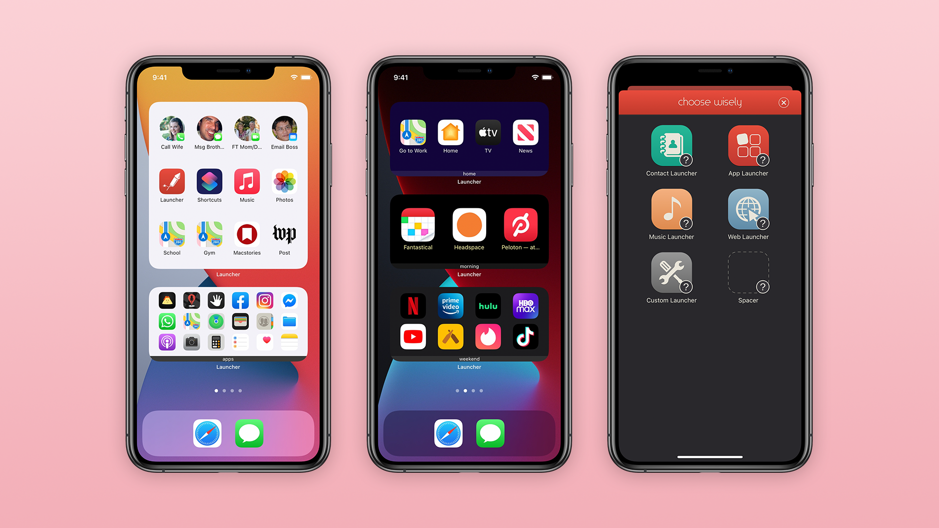 Launcher 12 lets you create custom iOS 12 widgets with different