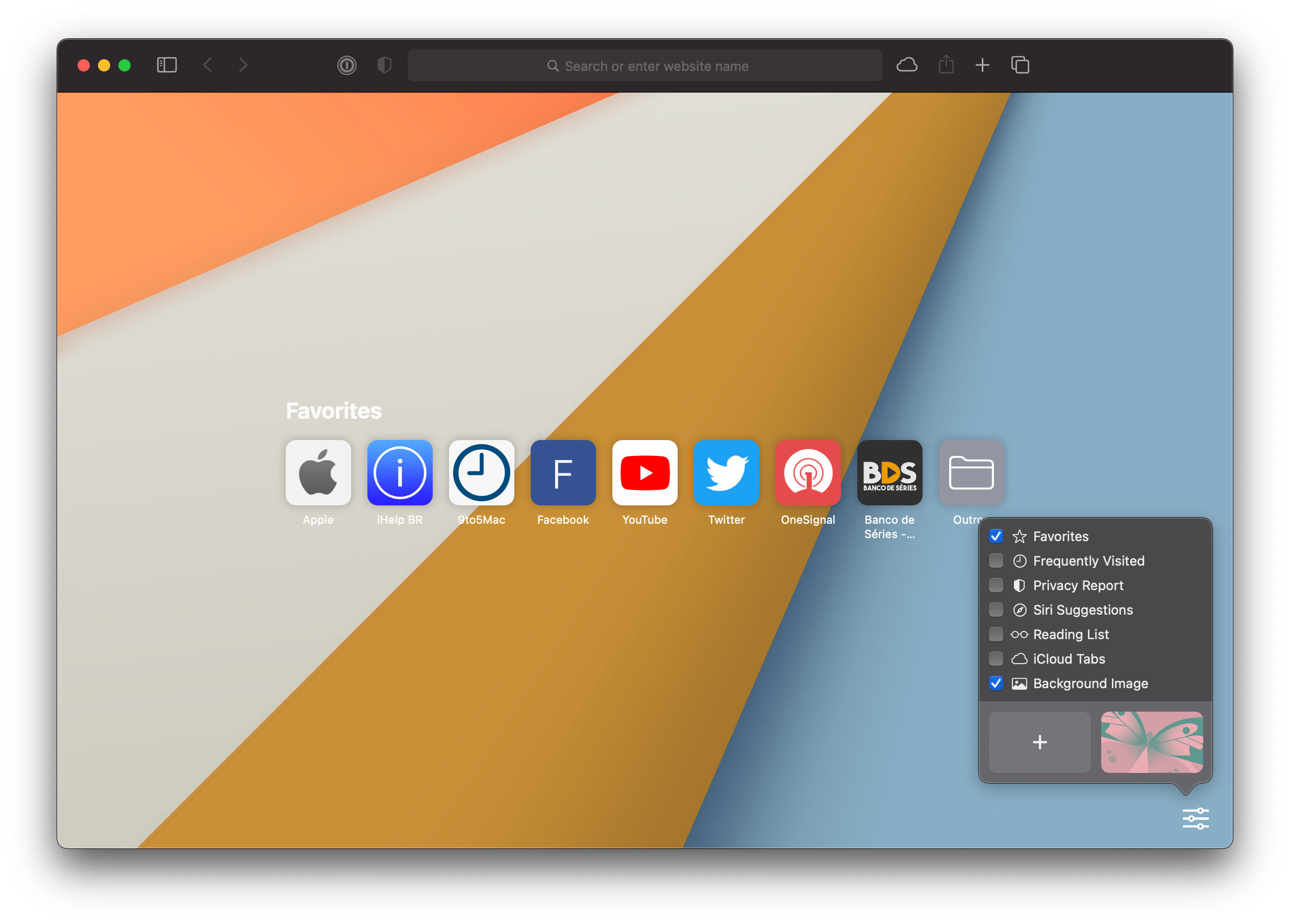 How To Customize Safari 14 Start Screen With Wallpapers On Macos 9to5mac