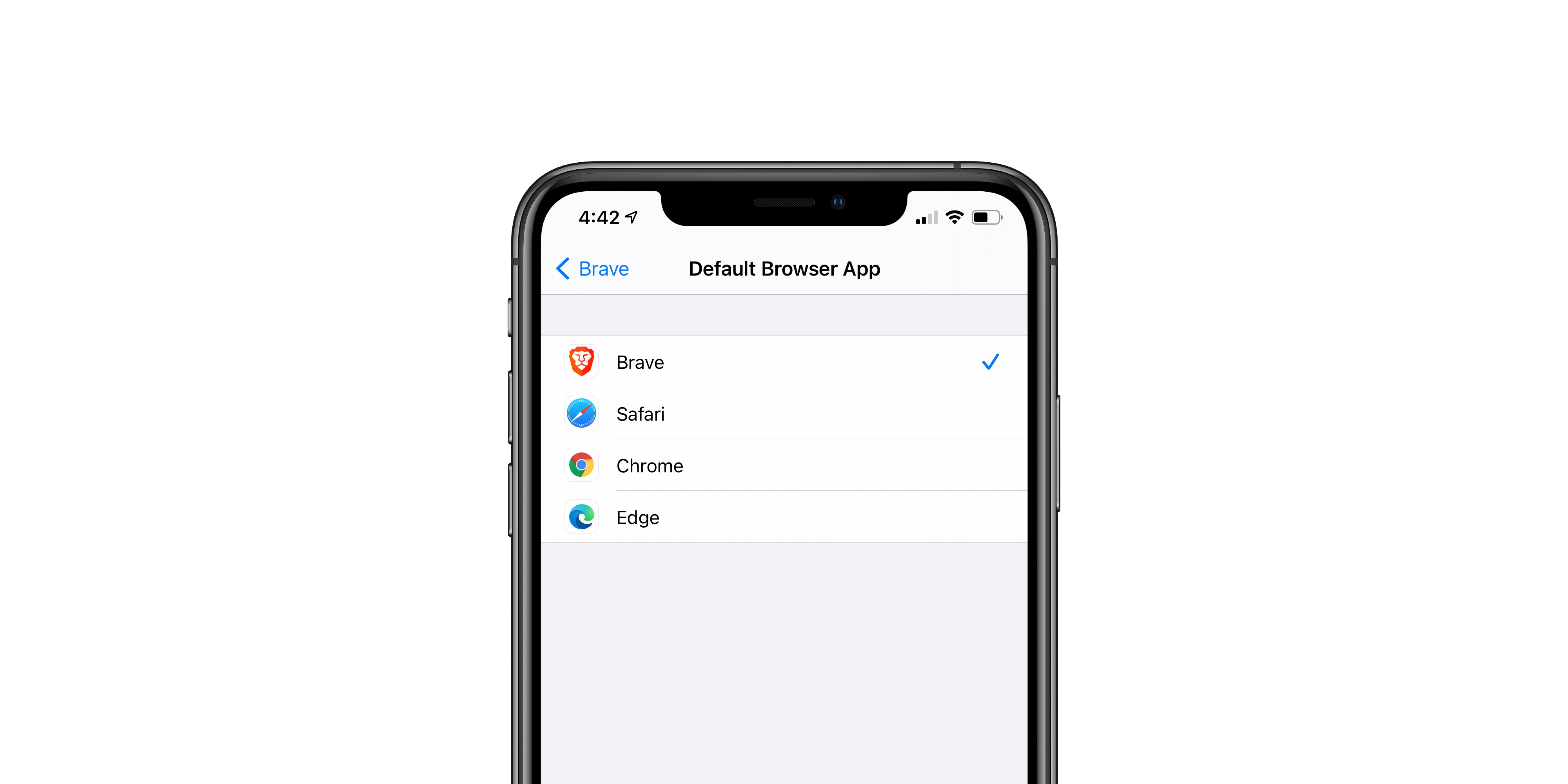 photo of Privacy-focused Brave web browser adds support for iOS 14 default app settings image