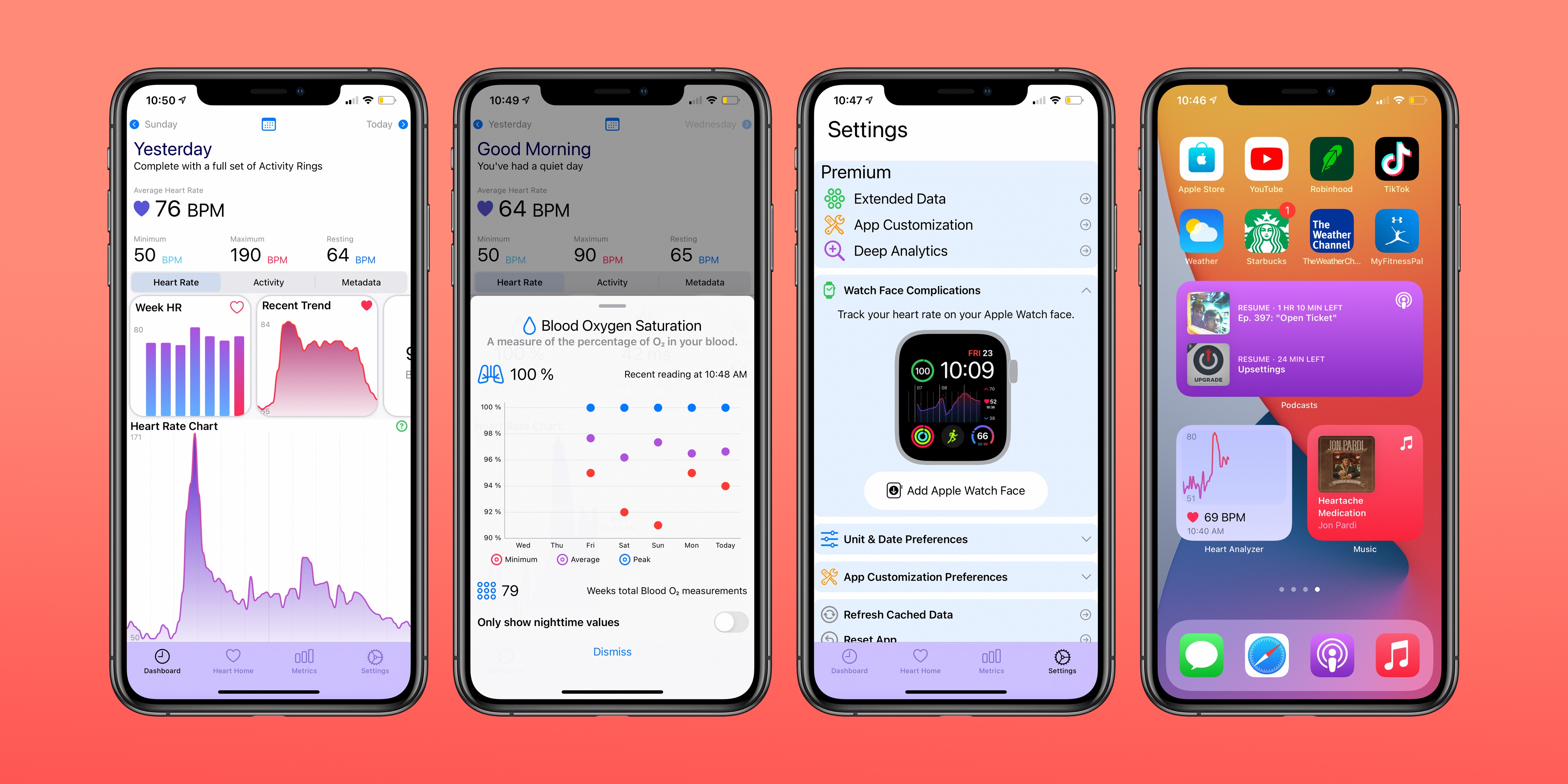 photo of Heart Analyzer for iPhone and Apple Watch adds iOS 14 widget, blood oxygen data, more image