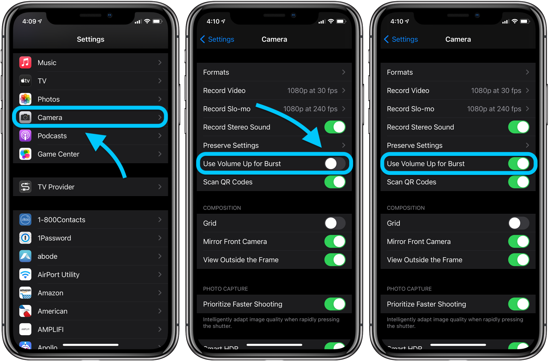 How To Use Burst Mode With Iphone Volume Button In Ios 14 9to5mac