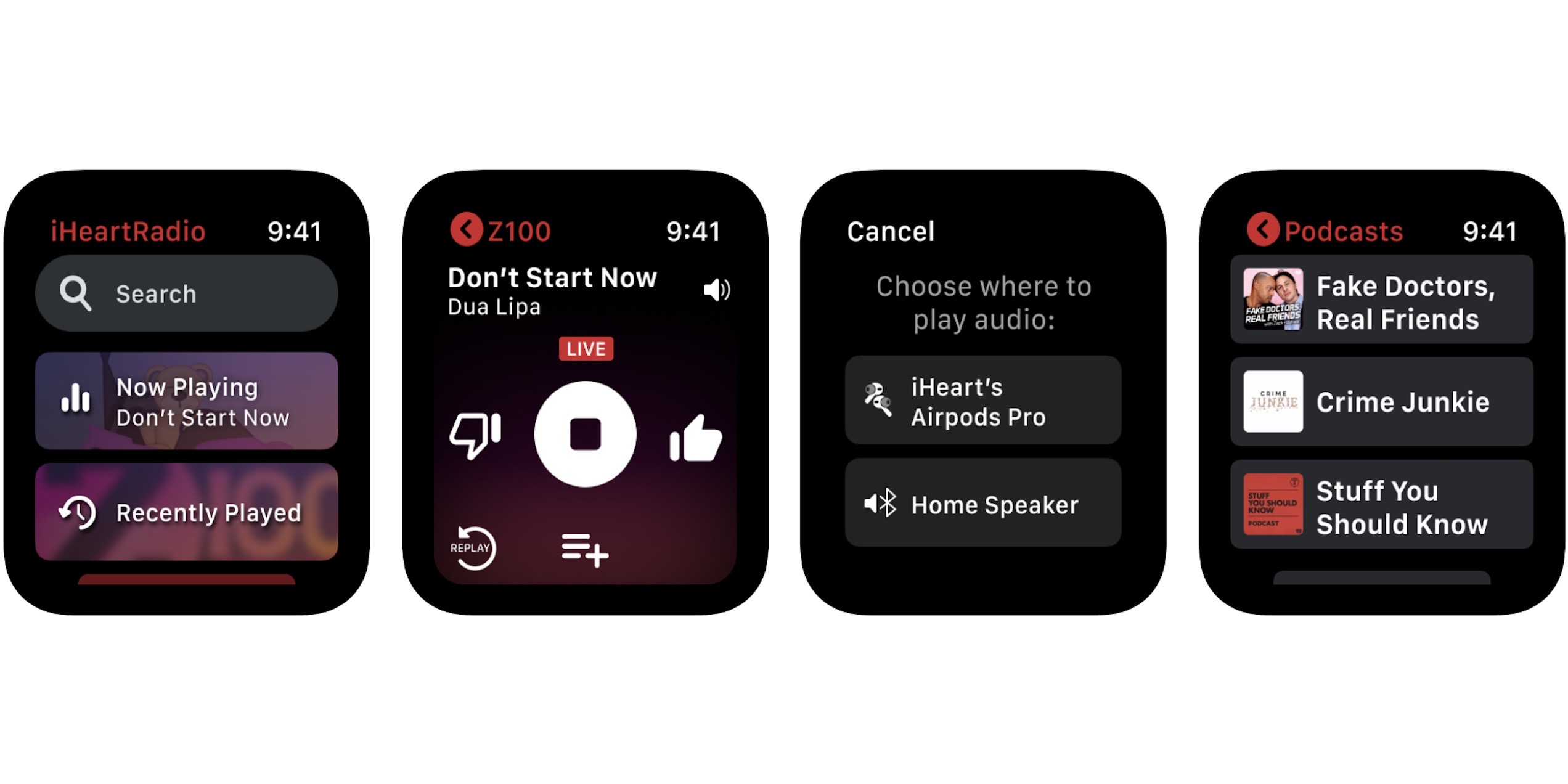 can you listen to radio on apple watch