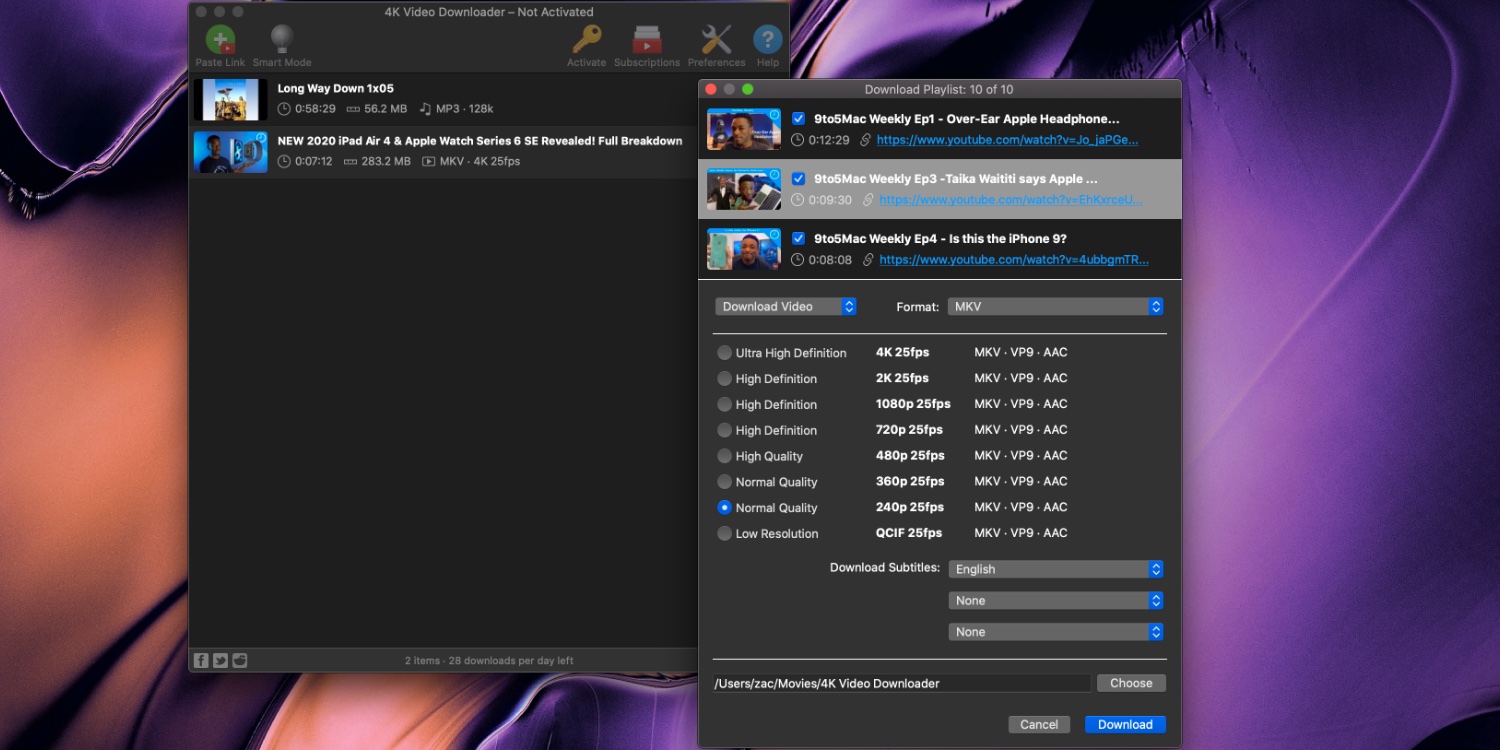 download youtube-dl for mac