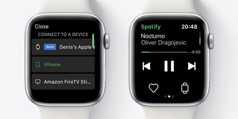 downloading spotify music to apple watch