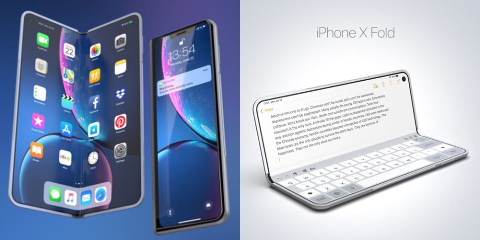 Apple proposes self-healing display for foldable iPhone