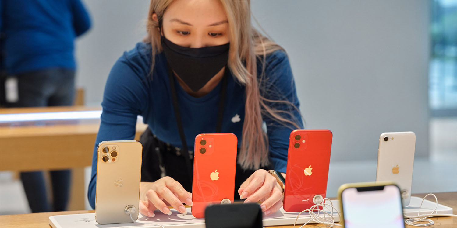 photo of Apple shares official photos as iPhone 12 arrives in stores image