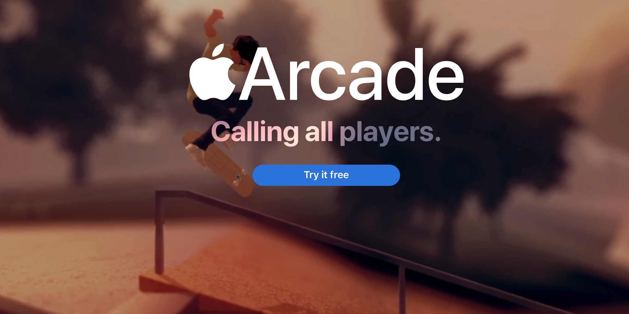 New iPhone, iPad, Mac and Apple TV purchases include 3 month free trial of Apple Arcade