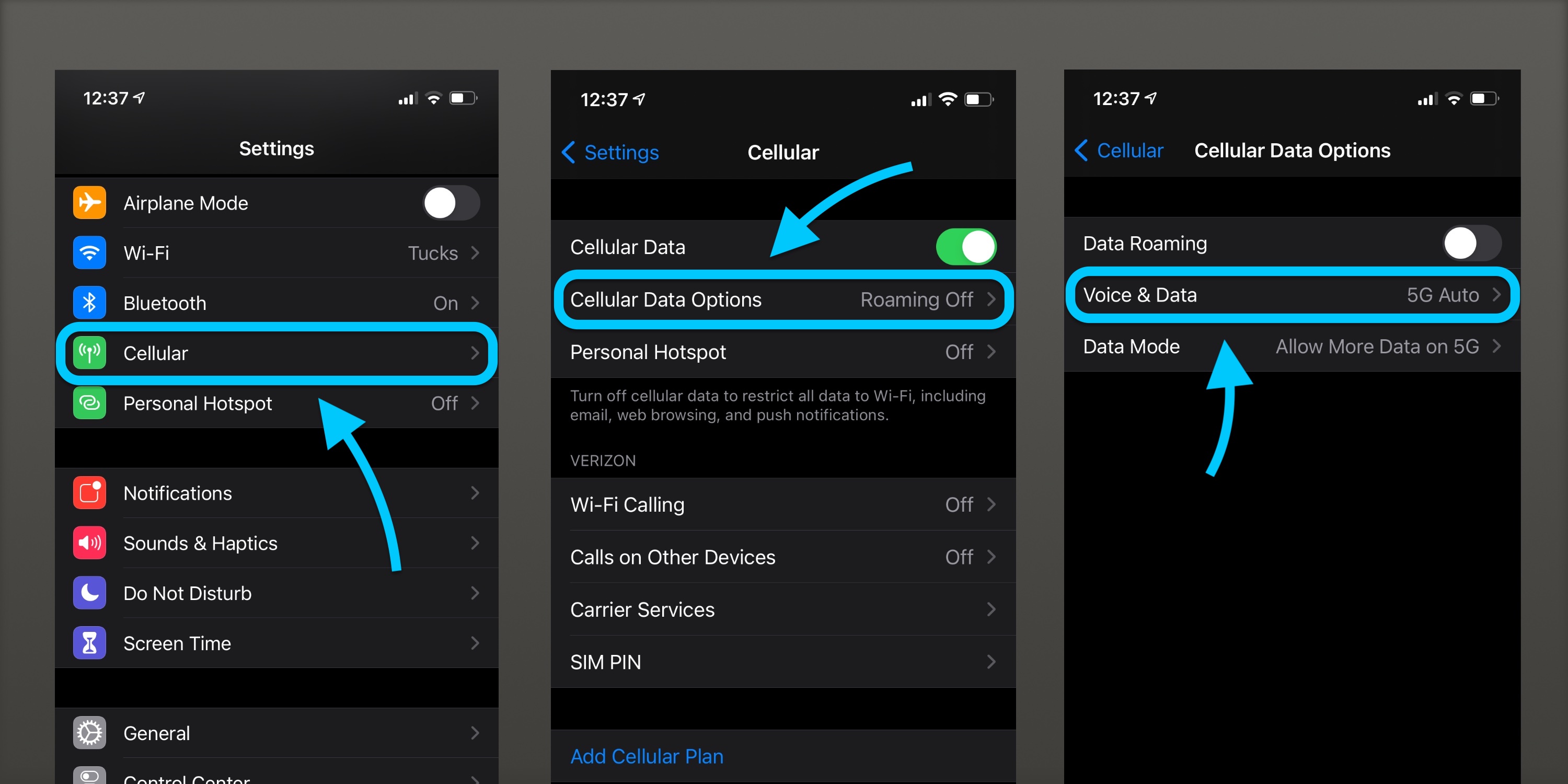 Turn 5G on/off iPhone 12 manage speed and battery 9to5Mac