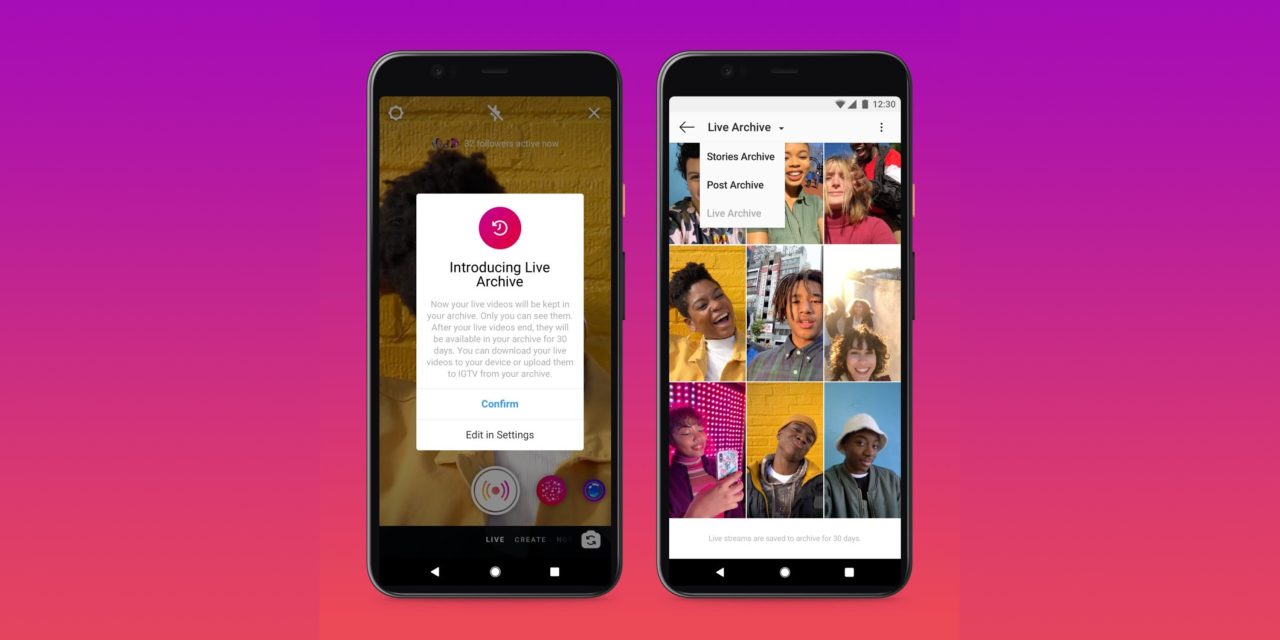Instagram new Live video features