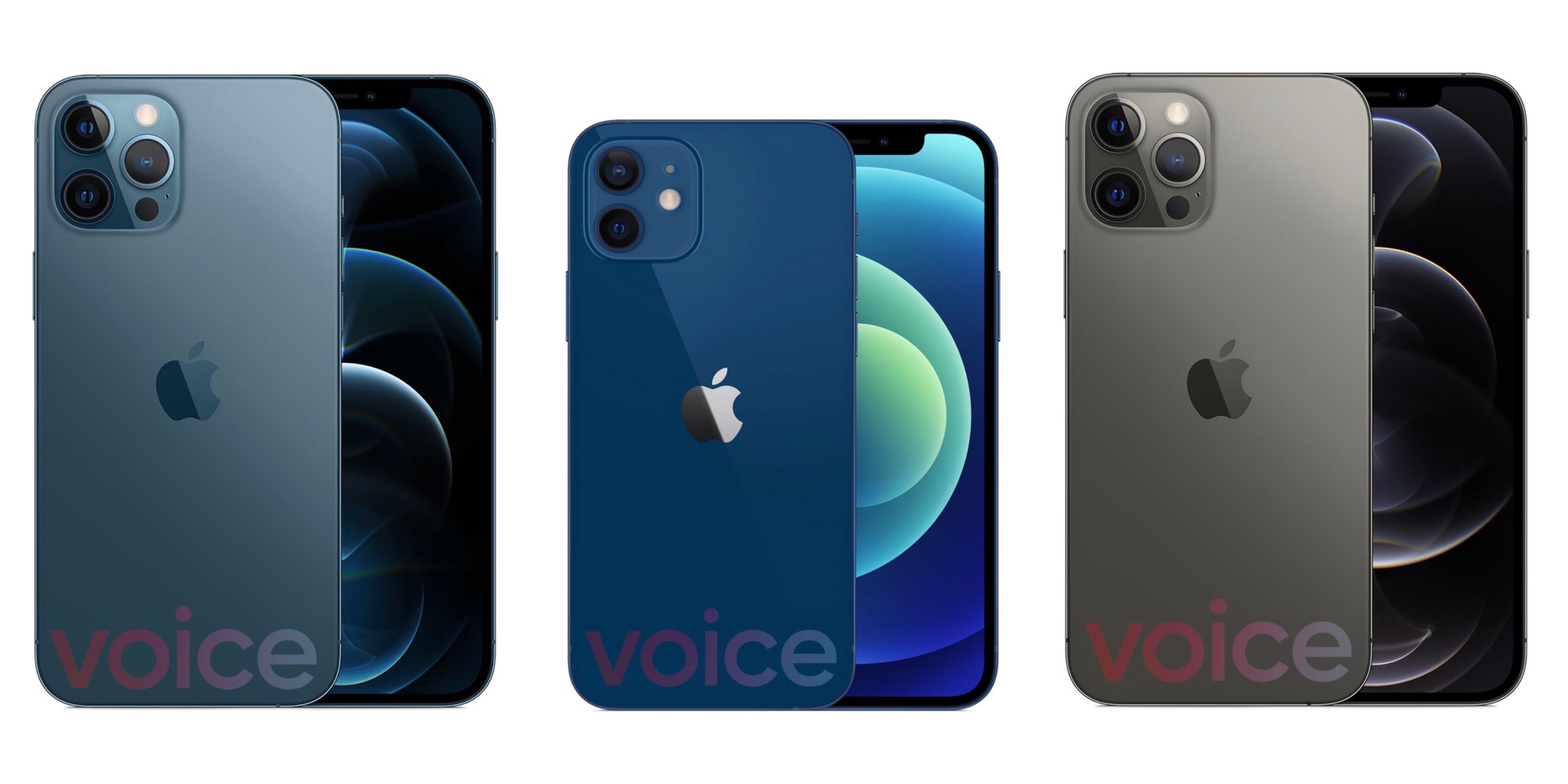 Iphone 12 Lineup Leaks Entirely Before Event Showing New Colors Flat Sides Much More 9to5mac