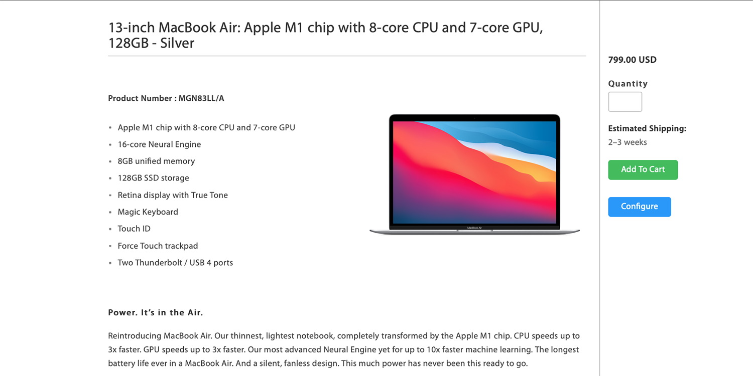 128GB M1 MacBook Air available to $799, but education only - 9to5Mac