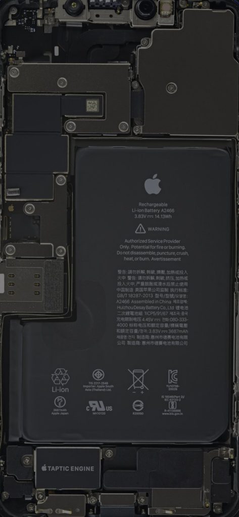 K Inside Your New Iphone 12 Mini And Pro Max With Ifixit S X Ray Wallpapers 9to5mac Canada News Media - Iphone 11 X Ray Wallpaper