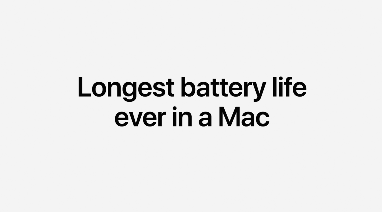 Here are the huge battery life improvements with the Apple Silicon