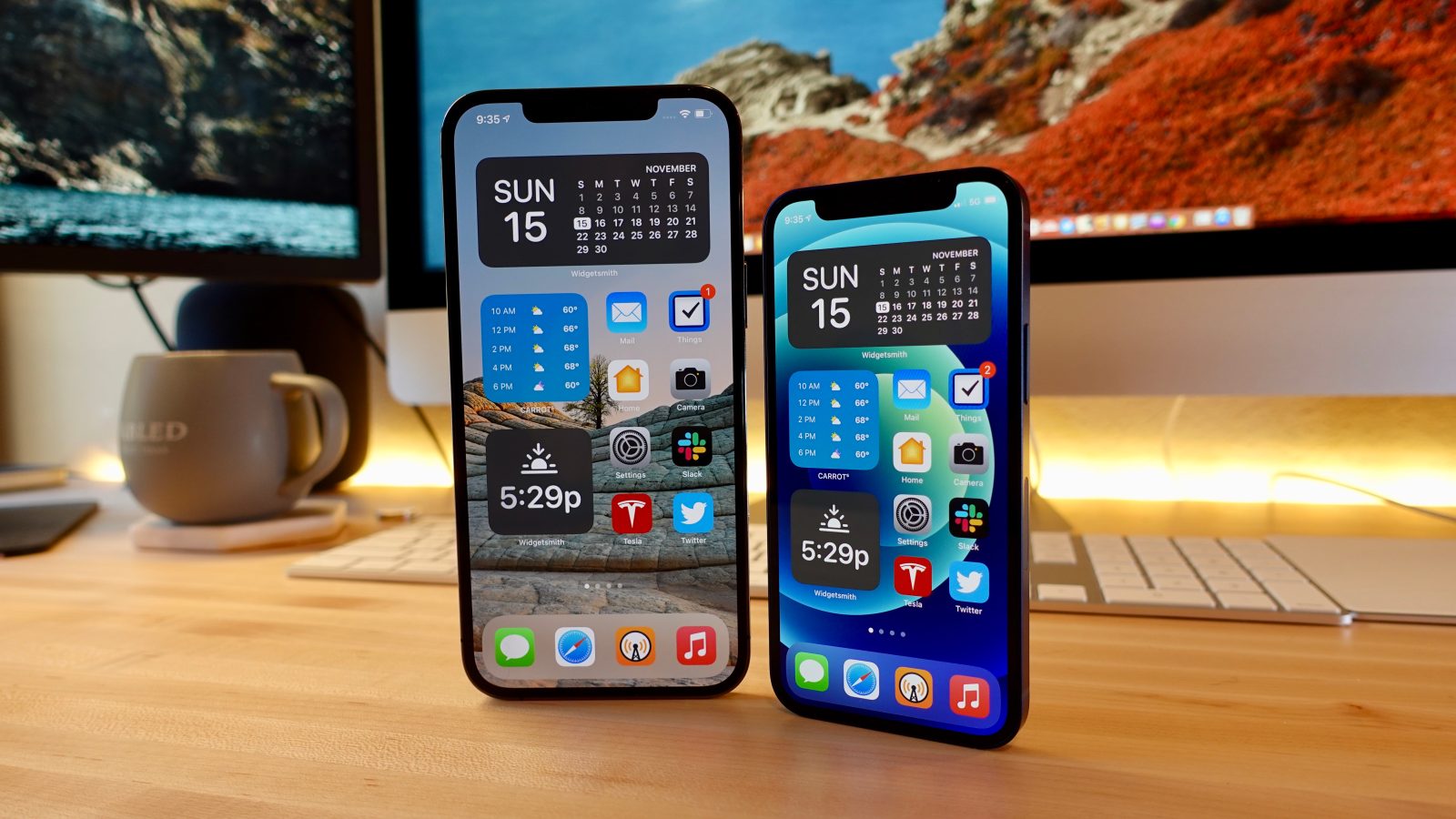 Hands-on: iPhone 12 mini versus iPhone 12 Pro Max design