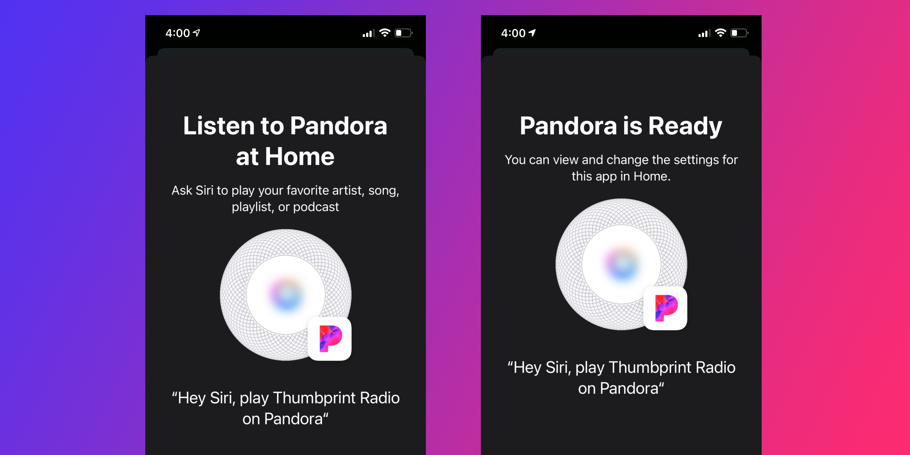 pandora radio app for a mac