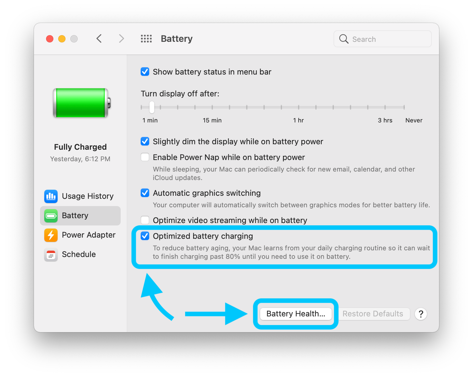 kompromis Mew Mew resultat How to turn on/off optimized battery charging on Mac - 9to5Mac
