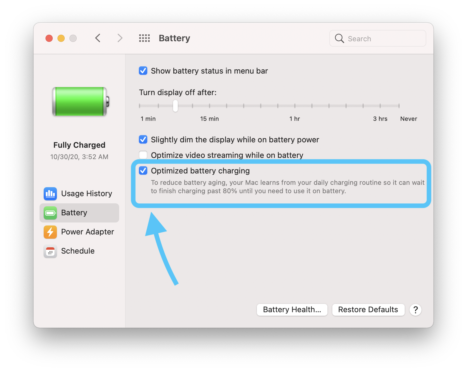 How to turn on/off optimized battery charging on Mac - 9to5Mac