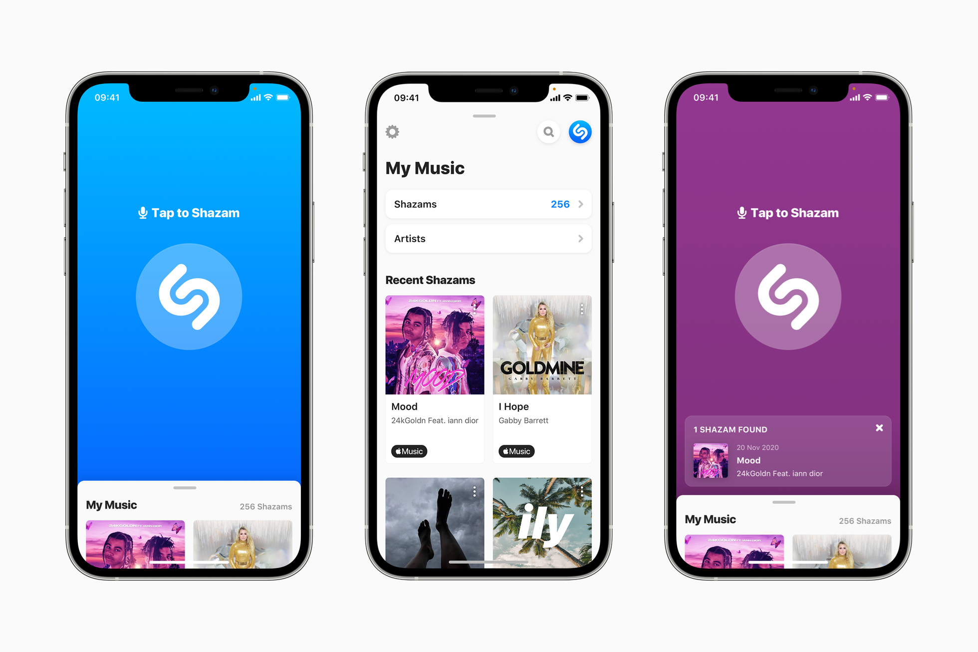 Apple revamps Shazam iOS app user interface, launches Shazam on the web