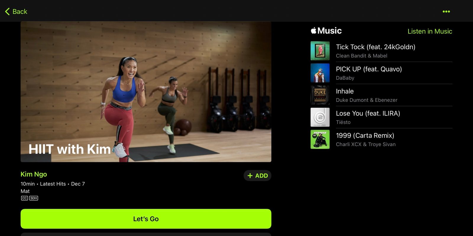 How to AirPlay Apple Fitness+ to TV or Roku