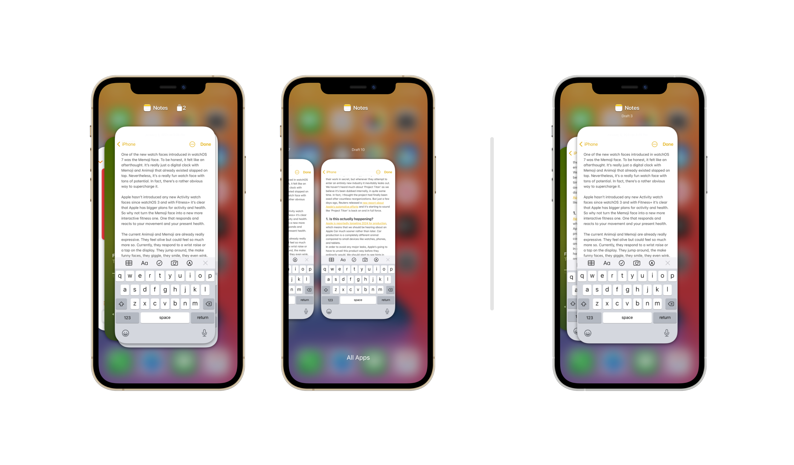 Concept It's time for Apple to let apps have multiple instances on