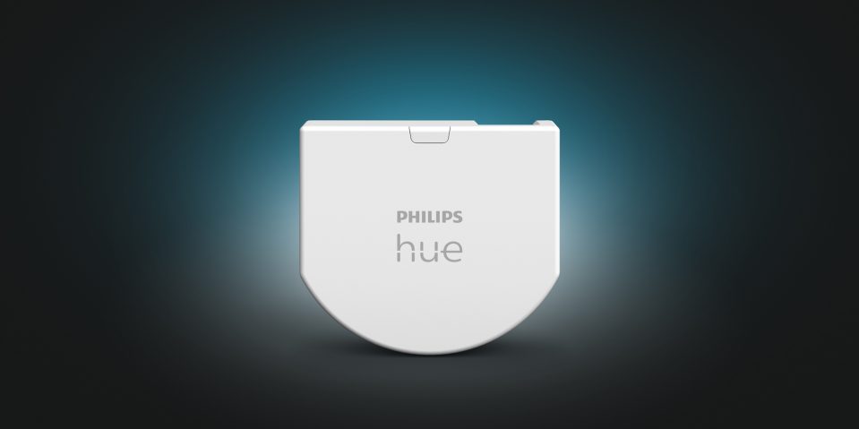 An upcoming Philips Hue physical wall switch module