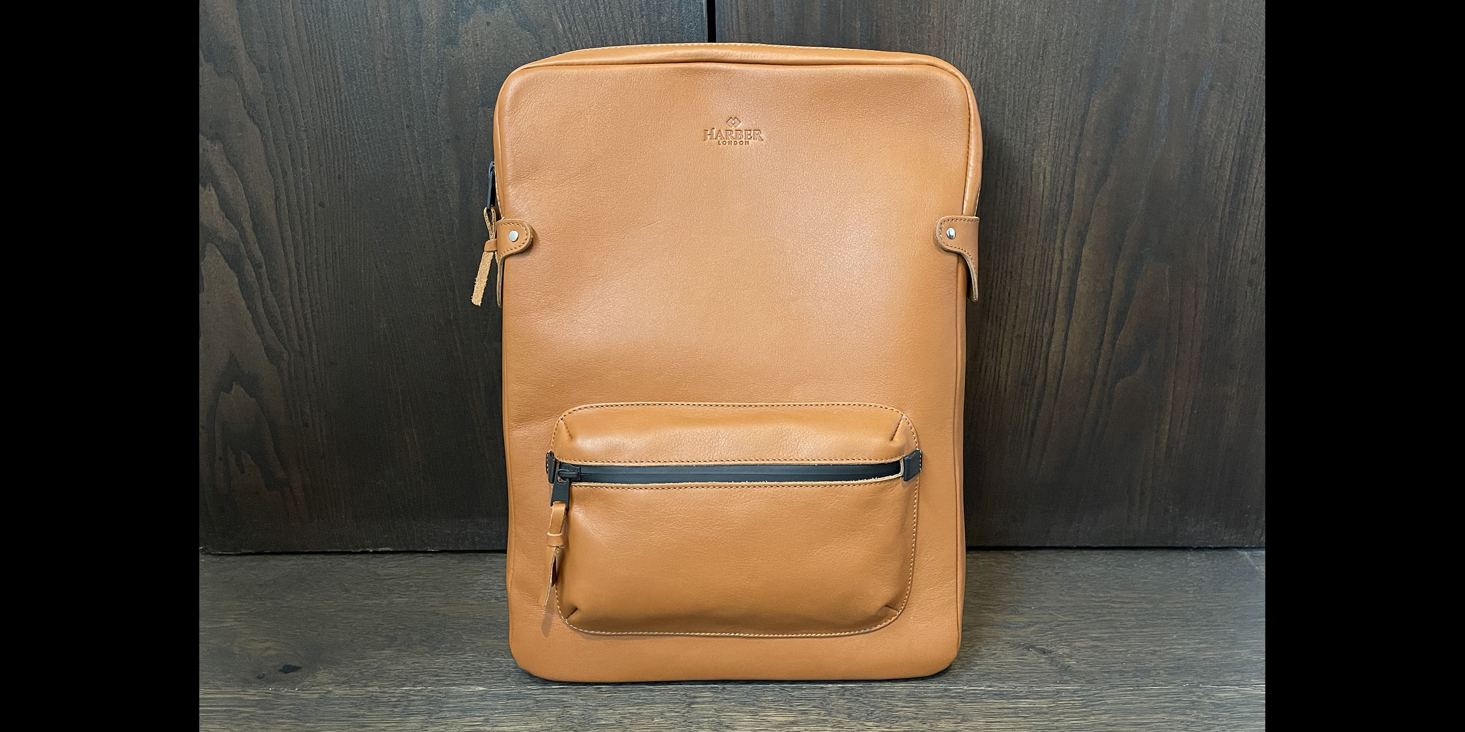 leather macbook backpack