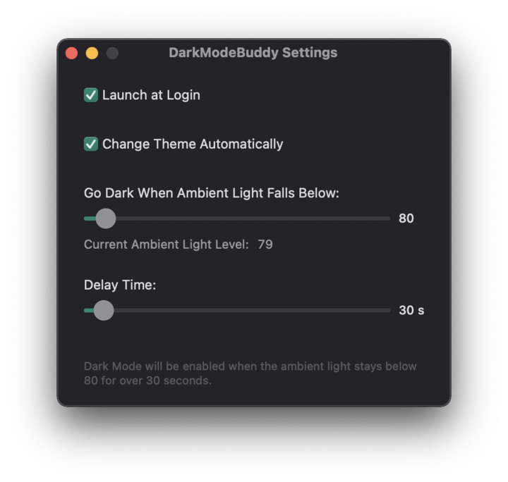 light dimming app for mac