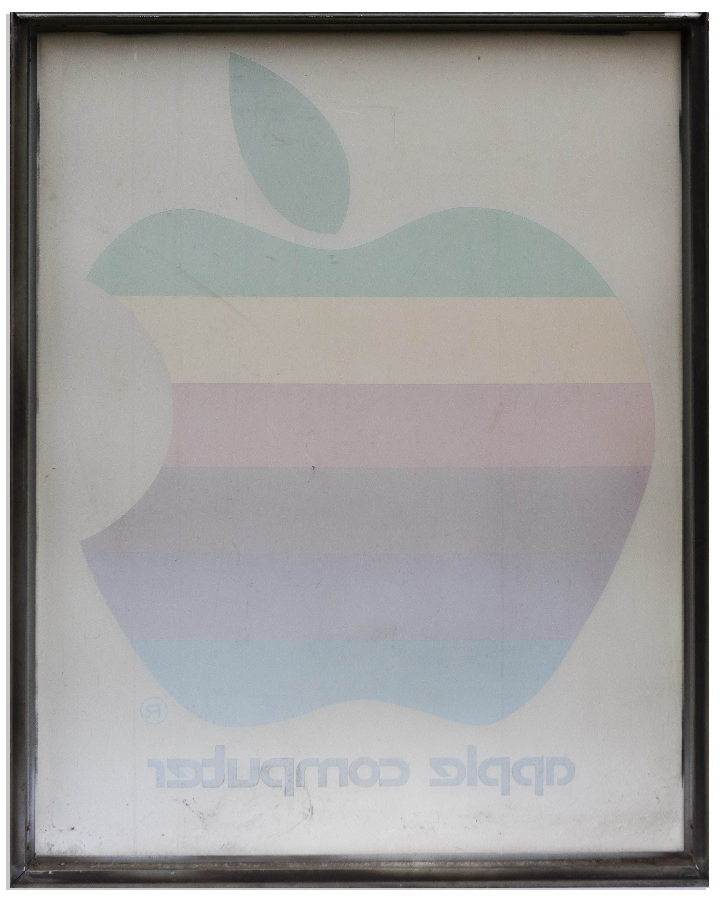 Original six-color Apple Computer sign hits auction block starting at ...