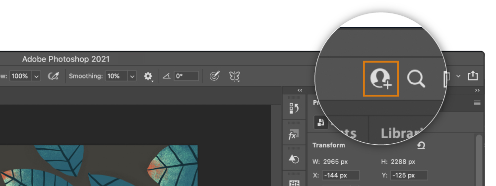 Adobe Illustrator and Adobe Photoshop document collaboration