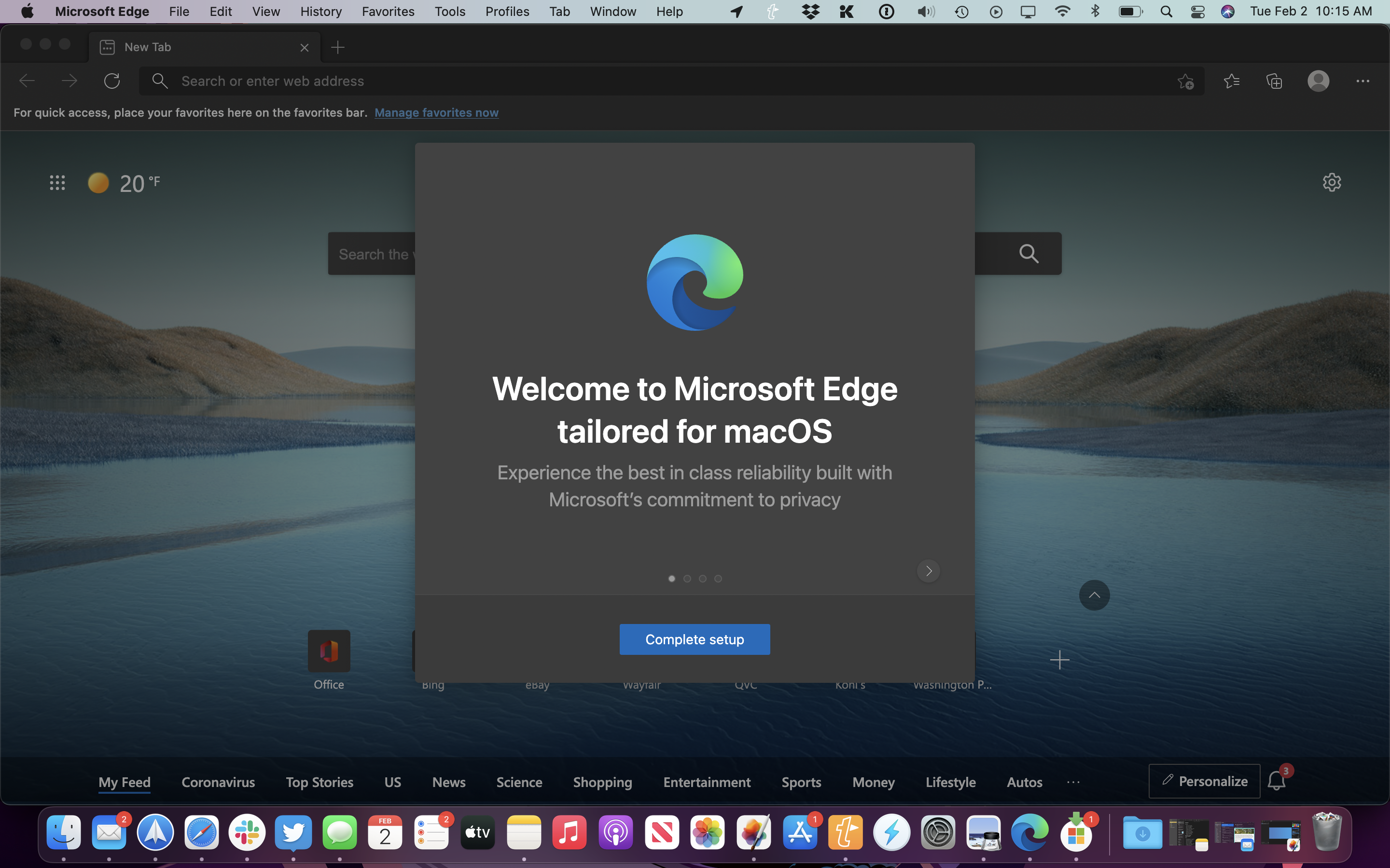 can you run microsoft edge on a mac