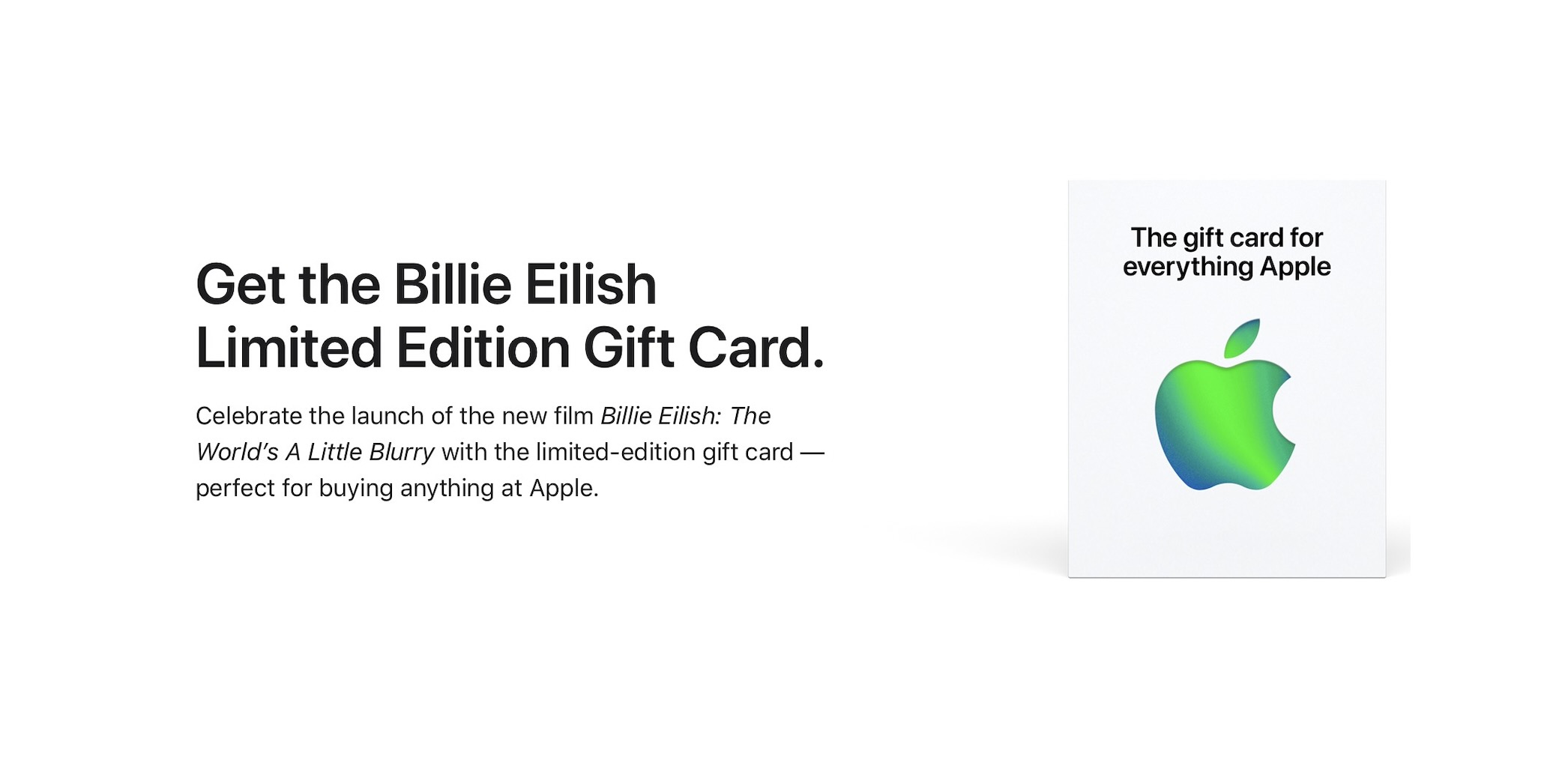 Billie Eilish Documentary Gets 2021 Release Date on Apple TV+